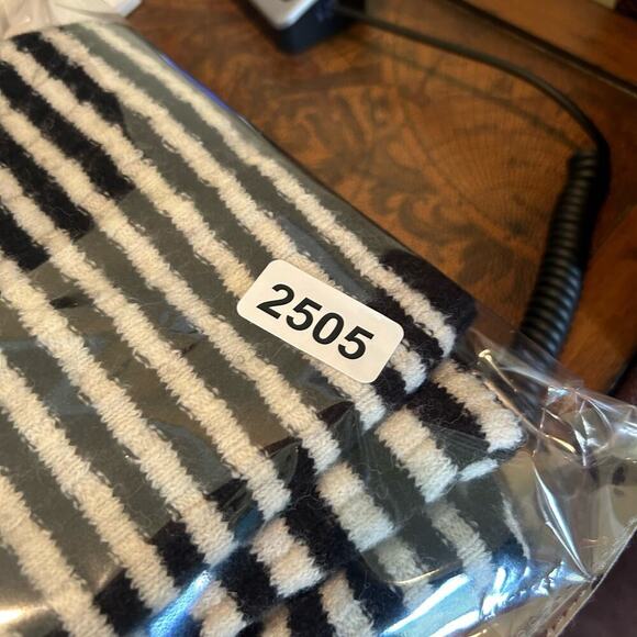 Madewell Sweater Women XXS Black White Striped Wool Alpaca Long Sleeve Pullover - Picture 9 of 9